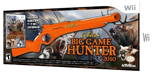 Cabela's Big Game Hunter 2010: Game & Top Shot Gun