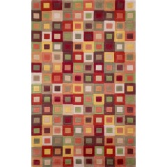 Shop For TransOcean AMALFI Square In Square(1966/27) Red Rug