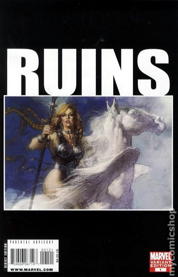 Ruins 1-2 Marvel Alterniverse (Ruins Book One Men On Fire , Ruins Book Two Women In Flight)