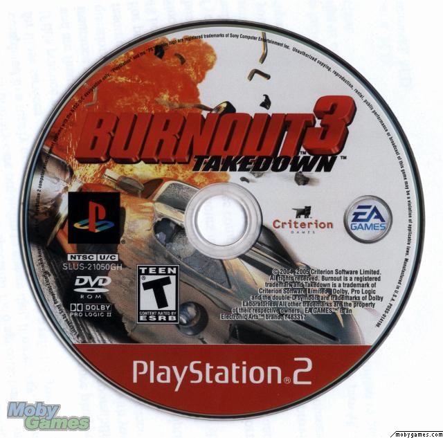 burnout 3 takedown rom ps2