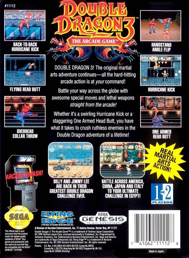 Double Dragon 3: The Arcade Game