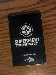 Superfight: Tabletop Day 2016 Promo Pack