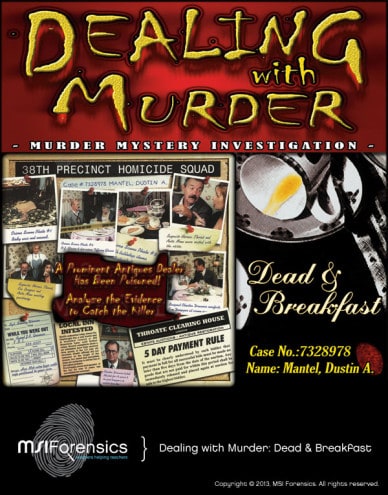 Dealing With Murder: Dead and Breakfast