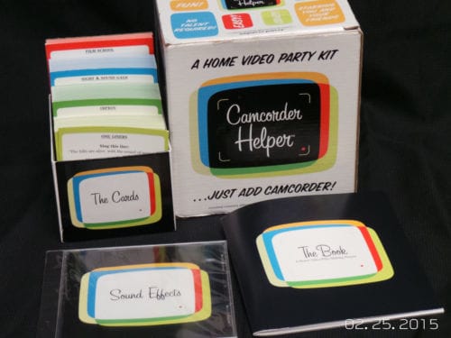 Camcorder Helper: A Home Video Party Kit Game