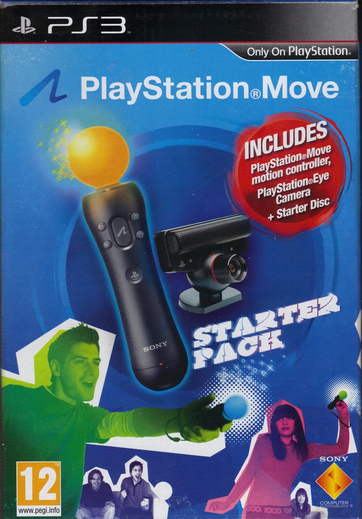 PlayStation Move Starter Pack with PlayStation Eye Camera, Move Controller and Starter Disc (PS3)