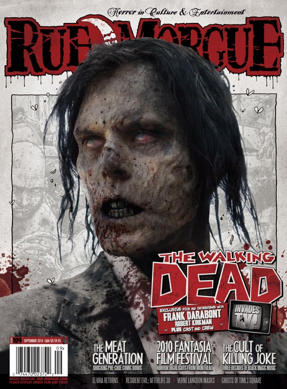 Rue Morgue Magazine Issue # 104 September 2010