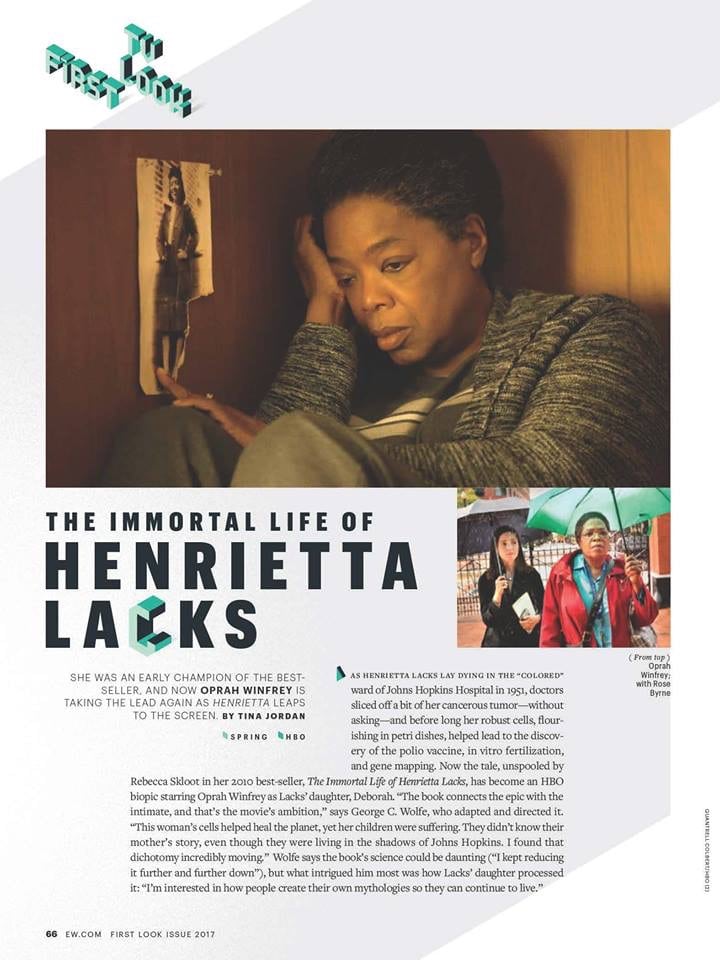 The Immortal Life of Henrietta Lacks
