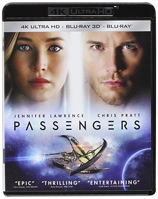 Passengers (4K Ultra HD + Blu-ray 3D + Blu-ray + Digital)