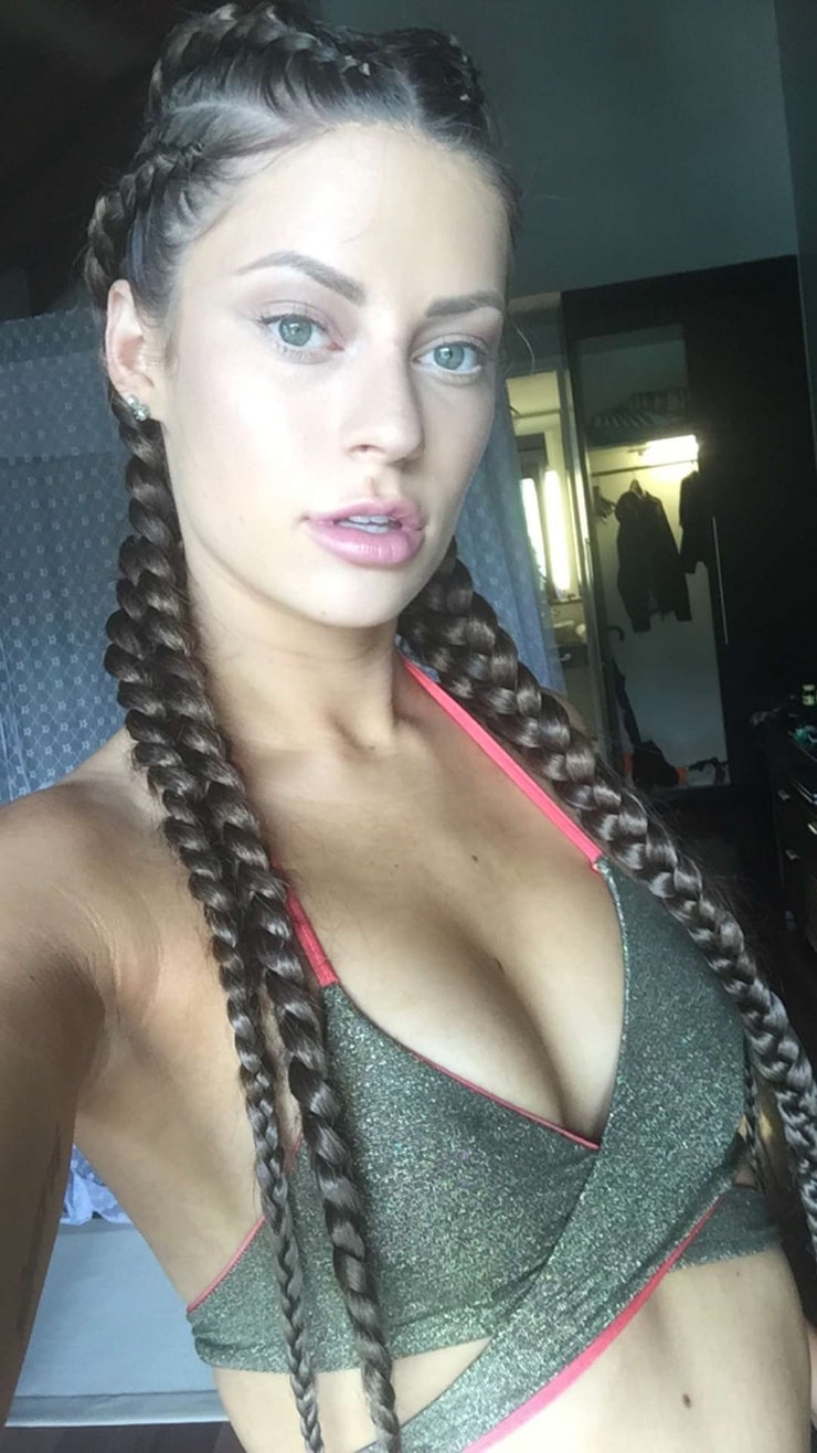 Hannah Stocking Topless