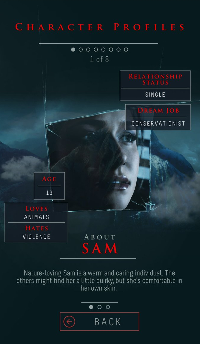 Sam Giddings (Until Dawn)