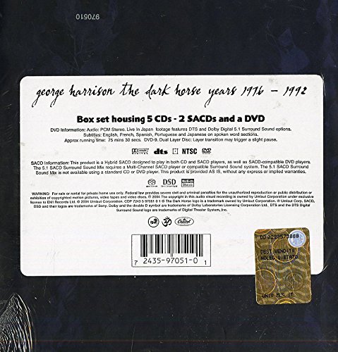 Dark Horse Years 1976 - 1992 (Bonus Dvd)