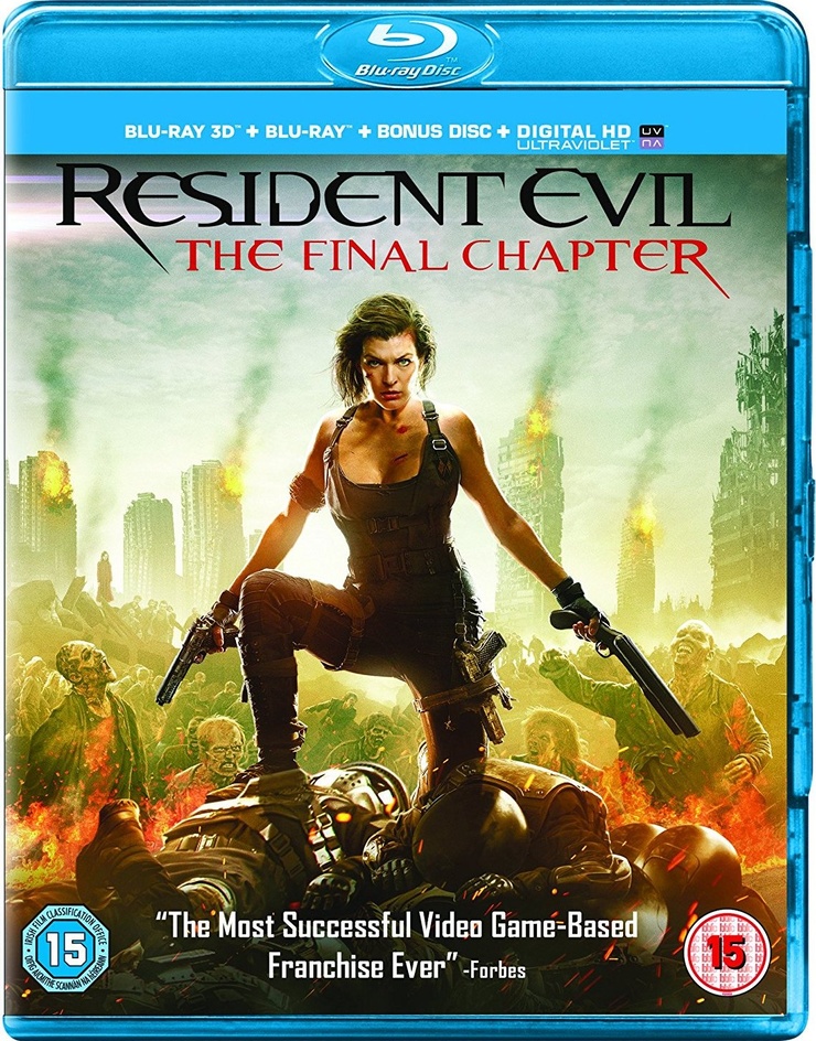 Resident Evil: The Final Chapter [Blu-ray 3D + Blu-ray + Bonus Disc + UltraViolet Digital Copy]