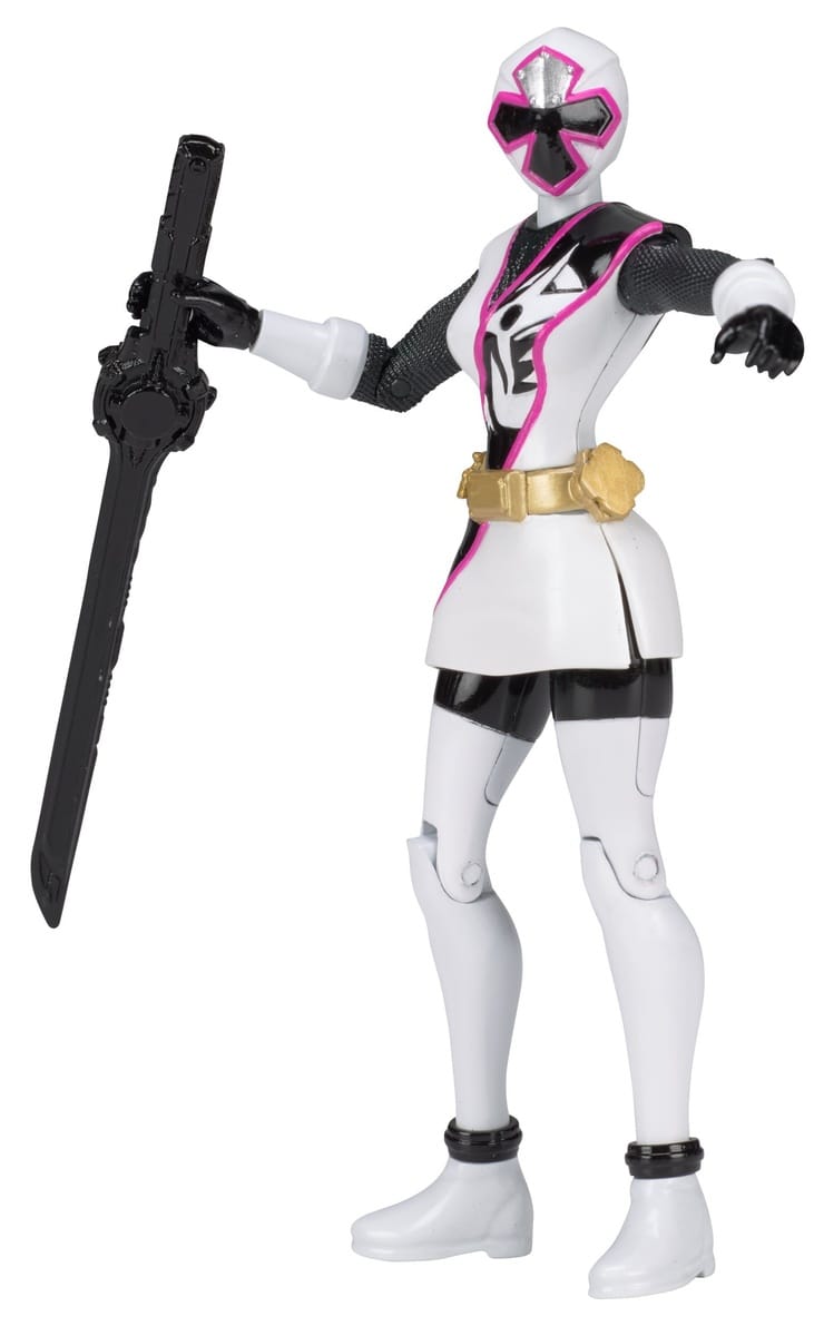 Power Rangers Ninja Steel 5-Inch White Ranger Action Hero Figure