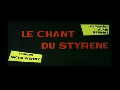 Le chant du Styrène (1959)