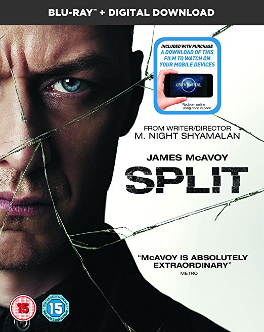 Split (Blu-ray + Digital Download) 