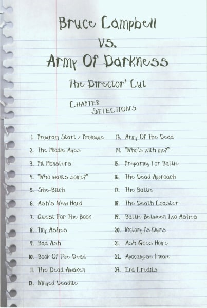 Bruce Campbell vs. Army Of Darkness - The Director's Cut (Official Bootleg Edition)