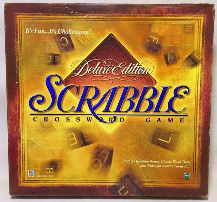 Deluxe Edition Scrabble Brand Crossword Game (1999 Edition)