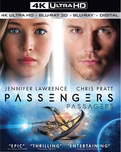 Passengers (4K Ultra HD + Blu-ray 3D + Blu-ray + Digital)