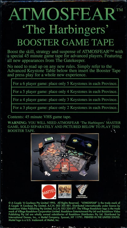 Atmosfear: Booster Game Tape Set