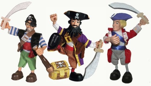 Pirate Legends: Blackbeard's Adventure 3-Pack - Blackbeard, Swabby, Lieutenant Robert Maynard