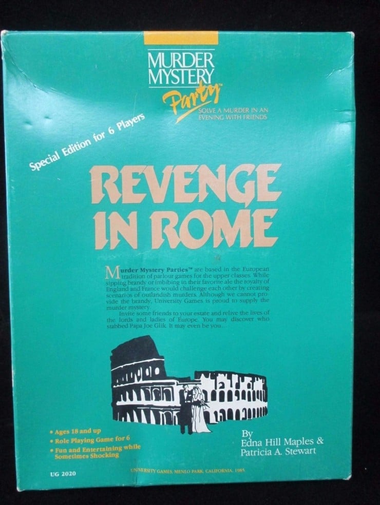 Murder Mystery Party: Revenge in Rome 