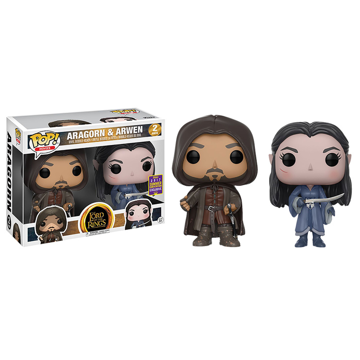 Lord of the Rings Funko POP!: Aragorn & Arwen 2-Pack (SDCC Exclusive)