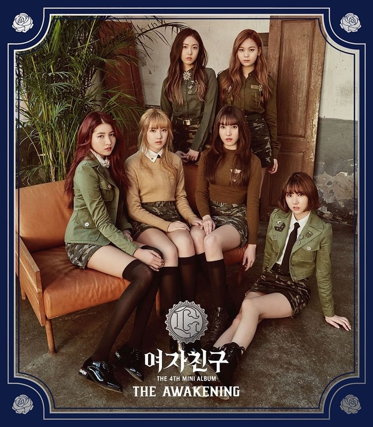 G-FRIEND GFRIEND - THE AWAKENING (4th Mini Album) [Military ver.] CD+Photobook+Photocard+Folded Poster+Extra Photocards Set