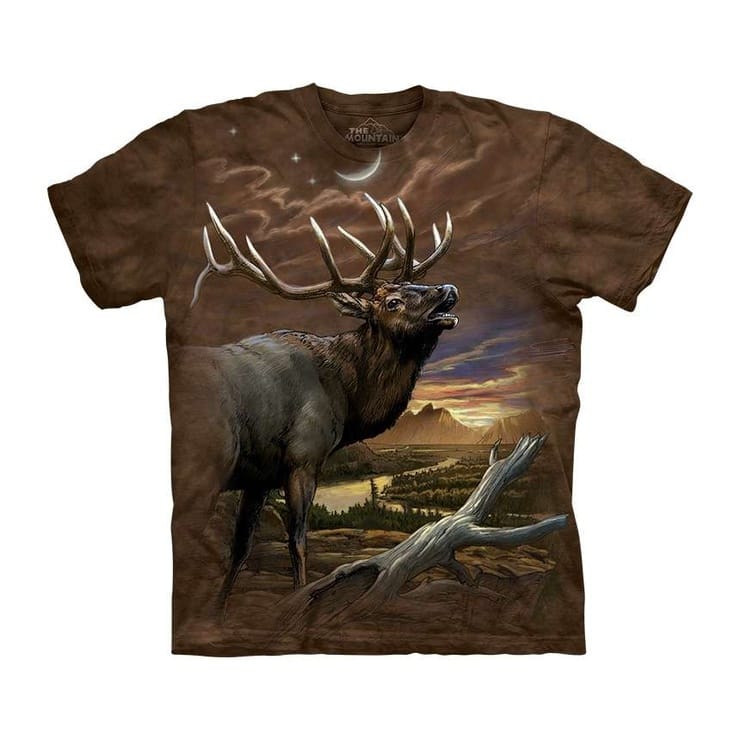 Elk at Dusk T-Shirt from The Mountain