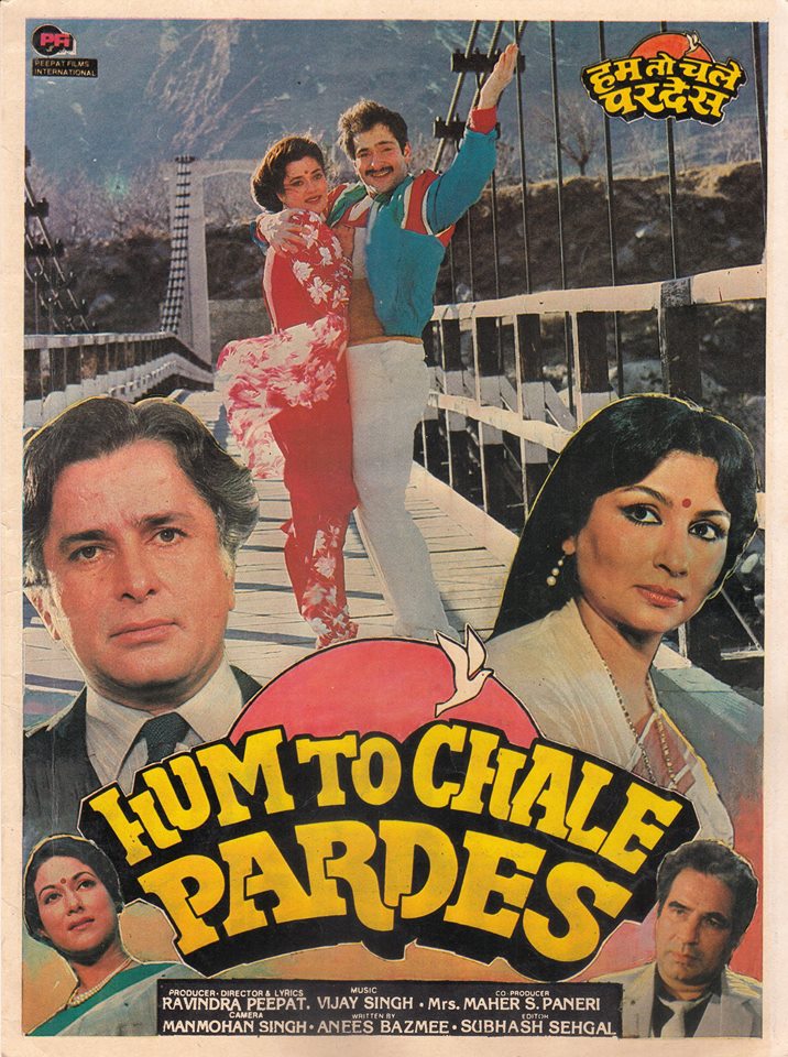 Image result for hum to chale pardes poster