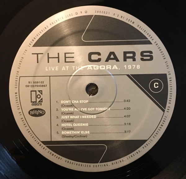 The Cars: Live At The Agora 1978