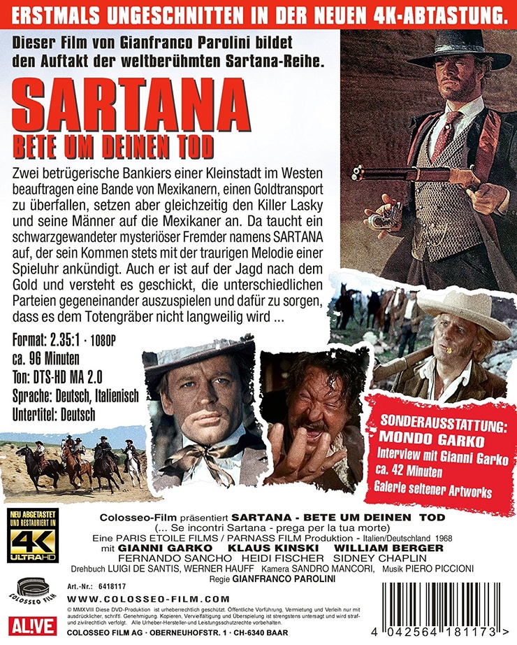 If You Meet Sartana Pray for Your Death (aka Gunfighters Die Harder)