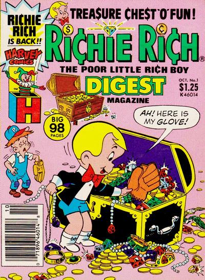 Richie Rich Digest Magazine Richie Rich Digest Magazine
