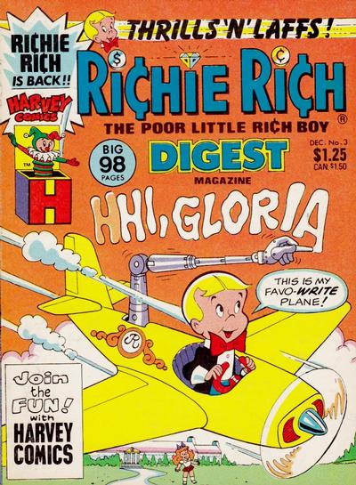 Richie Rich Digest Magazine Richie Rich Digest Magazine