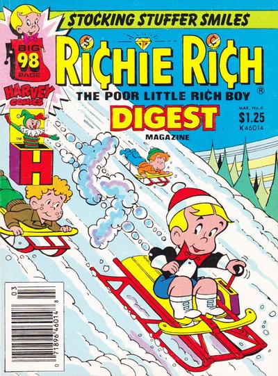 Richie Rich Digest Magazine Richie Rich Digest Magazine