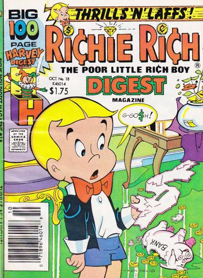 Richie Rich Digest Magazine Richie Rich Digest Magazine
