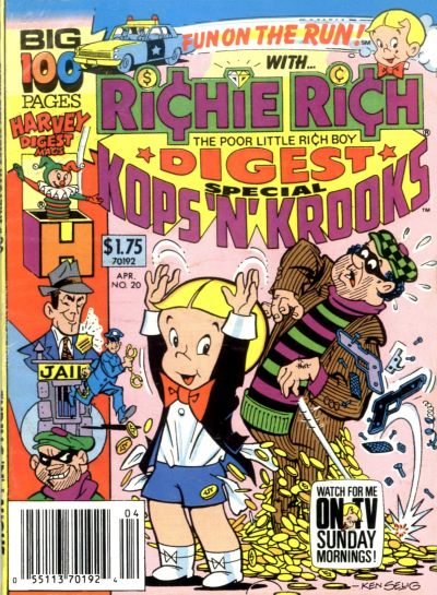 Richie Rich Digest Magazine Richie Rich Digest Magazine