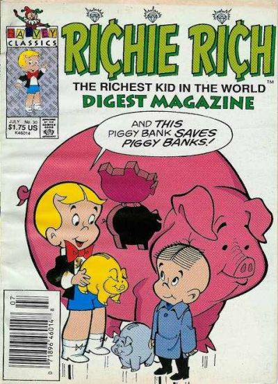 Richie Rich Digest Magazine Richie Rich Digest Magazine