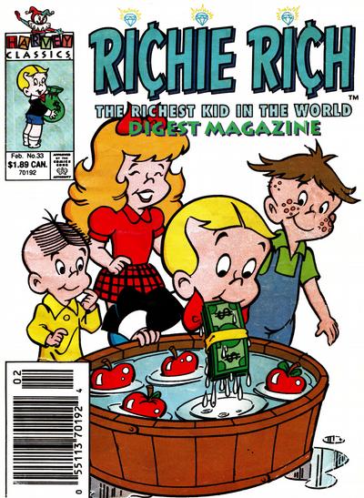 Richie Rich Digest Magazine Richie Rich Digest Magazine