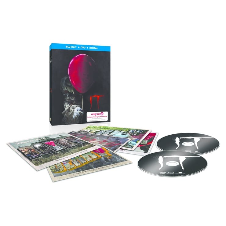 It: Target Exclusive Lenticular Packaging & Postcards (Blu-ray + DVD + Digital)