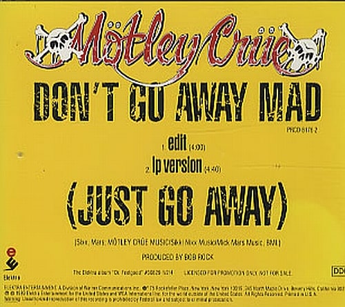 Don't Go Away Mad (Just Go Away)
