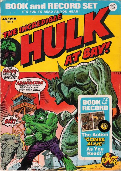 The Incredible Hulk at Bay! [Book and Record Set]