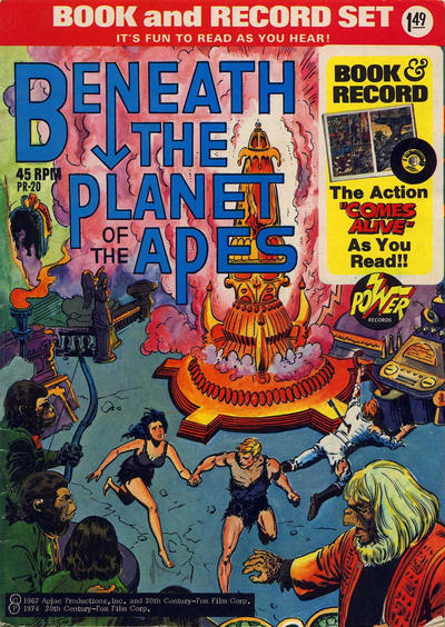 Beneath the Planet of the Apes [Book and Record Set]