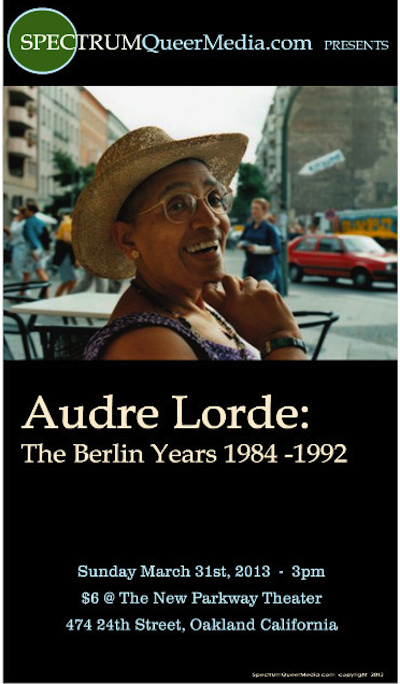 Audre Lorde: The Berlin Years 1984 to 1992