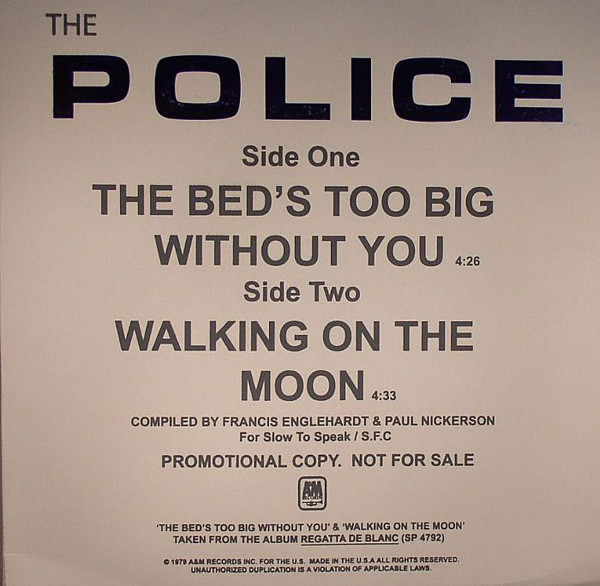 Picture of The Bed's Too Big Without You