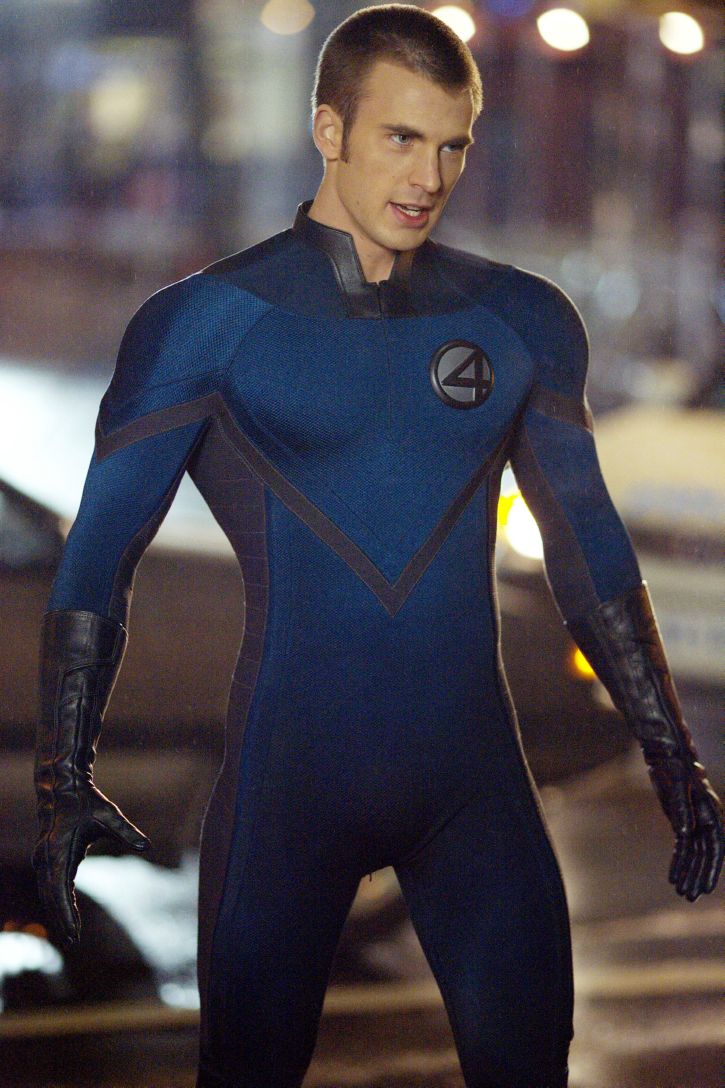 Image Of Human Torch Chris Evans