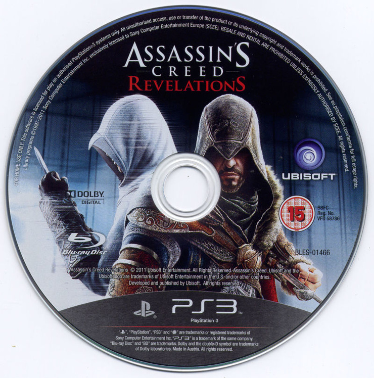 Assassin's Creed Revelations – PS3 (PAL, FR) – Bon état, Complet Avec Livret
