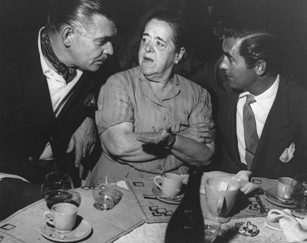 Clark Gable, Elsa Maxwell, Tyrone Power