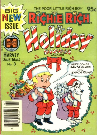 Richie Rich Holiday Digest Magazine