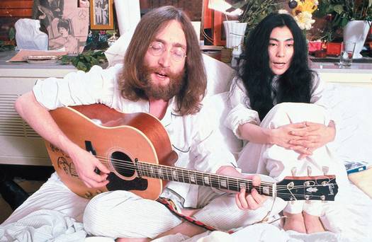 John Lennon and Yoko Ono