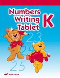 Numbers Writing Tablet K (Abeka)